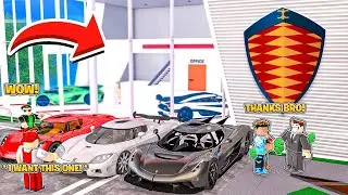 I BUILT MY OWN KOENIGSEGG DEALERSHIP IN CAR DEALERSHIP TYCOON!!!