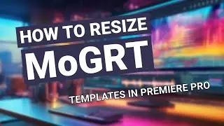 Two ways to resize Motion Graphic Template in Premiere Pro
