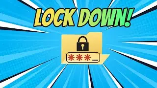 Best way to password protect a folder in windows 11!