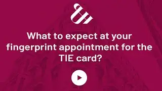 What to expect at your fingerprint appointment for the TIE card?