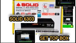 SOLID HDS2-6303 DIGITAL  I.T BOX FOR GAINING ACCESS TO INTERNET AND SATELLITE