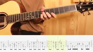 Guitar Tutorial: Seven (JungKook) - Sungha Jung Tabs | Fingerstyle Tabs