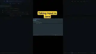 Taking Input in Java Programming 