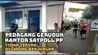 Pedagang Ngamuk Karena sudah beri uang ke oknum Satpol PP tapi malah dilarang berjualan!