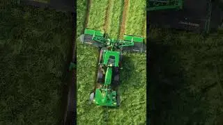 Slicing through the grass like a hot knife through butter! 🧈🌿