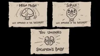How to Unlock Mega Mush, Suplex & Solomon Baby (The Binding of Isaac Repentance)