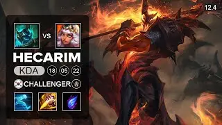 Hecarim Jungle vs Qiyana - KR Challenger - Season 12 Patch 12.4