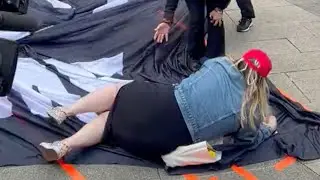Trumpist ATTACKS Protesters