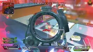 【APEX】エイムアシストが倍増されるレベルの感度でプレマス帯をガチ無双