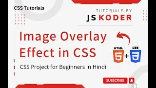 Image Overlay Project in CSS | CSS Project for Beginners in Hindi