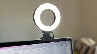 FDKOBE Ring Light for Laptop Computer,Zoom Call, best video fill light I've ever bought