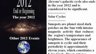 2012 - End or Beginning (Part-12) -The Year 2012- Other 2012 Events