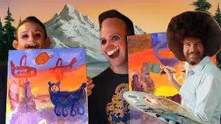 Painting Along With BOB ROSS Challenge