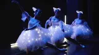 Неоновые балерины. Neon ballerinas.