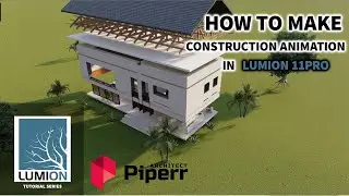 HOW TO CREATE CONSTRUCTION ANIMATION IN LUMION/ PHASING ANIMATION IN LUMION. 