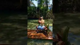 Jamaica Rafting is a vybz  #shortsvideo #jamaica #trendingshorts #traveladventure #adventure