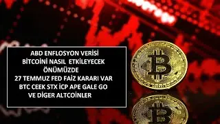 ABD ENFLOSYON VERİSİ BİTCOİNİ NASIL ETKİLEYECEKBTC SHİBA CEEK STX İCP APE GALE GO VE DİGER ALTCOİNLR