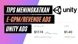 Tips Meningkatkan e-Cpm Pada Unity Ads
