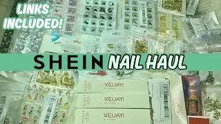 HUGE SHEIN NAIL HAUL | Must Have Nail Charms and Gel Polishes!