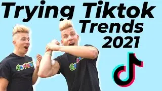 Trying Viral Tiktok Trends 2021 (Difficult) - Voros Twins