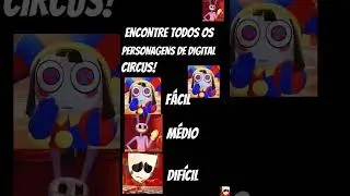 encontre os personagens de Digital Circus #emojichallenge