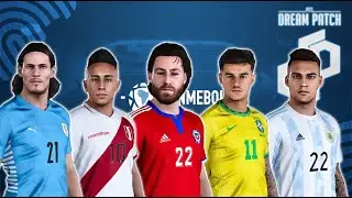 FACES DE LAS SELECCIONES DE LA CONMEBOL | DREAM PATCH V3.4 | PES 2021