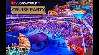 FIRST CLASS on WORLD’S LARGEST CRUISE SHIP || Cruise Ship Night Party