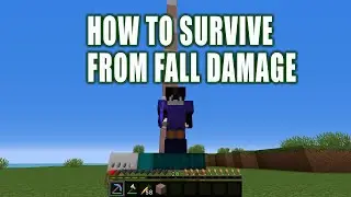 10 Ways To Survive Fall Damage In Minecraft ! #1