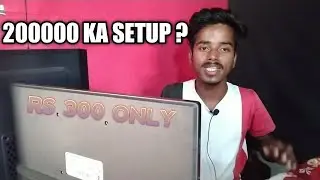 My setup tour 2022 | Rs300 me light, wallpaper, Camera, etc