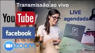 Como transmitir ao vivo no Facebook/Youtube uma LIVE agendada no Zoom | Tutorial | Techne Soluções
