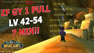 WoW Classic - Level 42+ Mage 1 Pull ZF in 7 Minutes! 150k+ xp/hr and 40+ g/hr!!