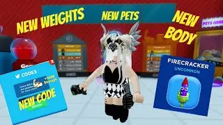 **New 2022 Update** at Get Huge Simulator 🏝| New Weights💪🏻| Bodies| Pets| New Code.