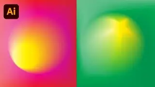 Create Smooth Abstract Gradient Effect with Adobe Illustrator Tutorial | Ahoo