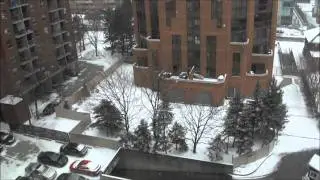 Snowing in Toronto