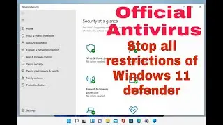 windows 11 Antivirus Windows 10 & 11 Permanently Then Run Everything #antivirus