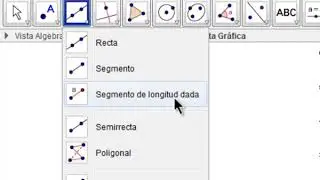 CONSTRUCCION DE UN SEGMENTO - GEOGEBRA