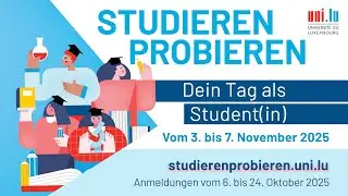 Studieren probieren 2025 - Universität Luxemburg