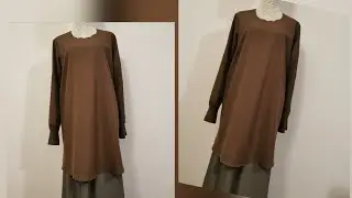 Шьём ковфту, кроим сразу на ткани ✂️