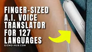 WOOKLE : FINGER-SIZED A.I. VOICE TRANSLATOR FOR 127 LANGUAGES | Kickstarter | Gizmo-Hub.com