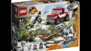 Lego Jurassic World 76946-Blue & Beta Velociraptor Capture