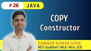 Copy constructor in java | Java copy constructor