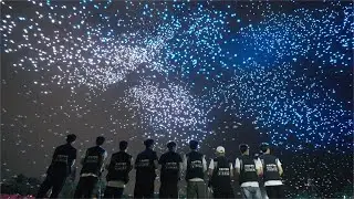 Damoda Break the  Guinness World Record again by using 10197 drones