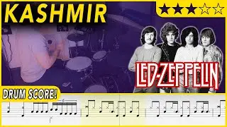 Kashmir - Led Zeppelin | DRUM SCORE Sheet Music | 
