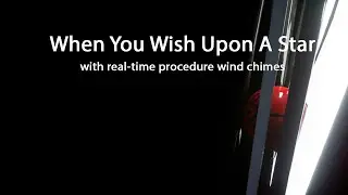 When You Wish Upon a Star - Jazz  backing track with wind chimes