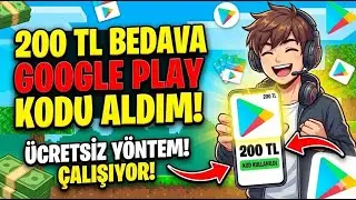 %100 GERÇEK! Ücretsiz 200 TL Google Play Bakiyesi Nasıl Yapılır?