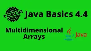 Multidimensional Arrays - Java Basics 4.4