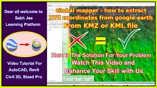 Global mapper how to extract XYZ coordinates from google earth From KMZ or KML file