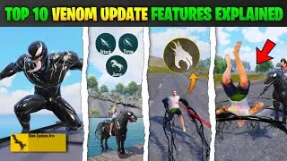 🤯Top 10 Secret Features in Venom Update In New VENOM THE LAST DANCE Mode - Full Explained