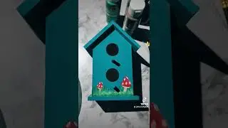 Cute Mushroom Bird house Diy 