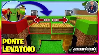 COME FARE UN PONTE LEVATOIO SU MINECRAFT (PS4 SWITCH XBOX PE BEDROCK)